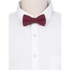 INSPIRE CHIC Men's Textured Solid Color Pre-tied Bow Ties - 3 of 3