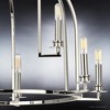 Urban Ambiance Luxury Colonial Chandelier,  20.875"H x 30"W,  Polished Nickel Finish, UHP3054 - 4 of 4