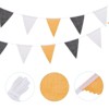 Unique Bargains Birthday Wedding Garden Outdoor Decor Pennant Flags Banner 33ft - 3 of 4