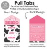 Big Dot of Happiness Last Rodeo - Pink Cowgirl Bachelorette Party Game Pickle Cards - Truth, Dare, Share Pull Tabs - Set of 12 - 3 of 4