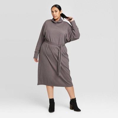 plus size long sleeve long dresses