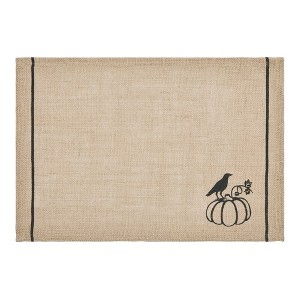 Raven Harvest Burlap Jute Placemat Set of 2 13x19 - 1 of 4