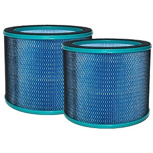 Nispira R21 R020 2-in-1 True HEPA Filter Replacement For Bladeless Tower Air Purifier Fan UTY R021 R21 R020 R20 SKJ-CR021 SKJ-CR020 Medium, 2 Pack - 1 of 4