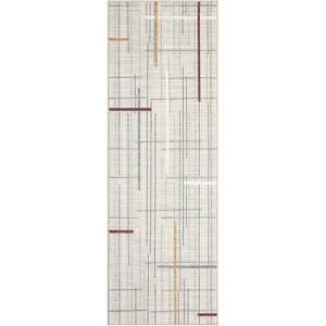 Washable Low-Pile Area Rug with Non-Slip Backing, Stain Resistant & Easy Clean - for Living Room, Bedroom, Kitchen, Entryway - 1 of 4