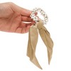 Unique Bargains Cute Heart Shaped Rhinestones Bow Hair Elastic Band 1 Pc - 4 of 4