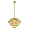 Livex Lighting Amsterdam 1 - Light Pendant in  Satin Brass - 3 of 4