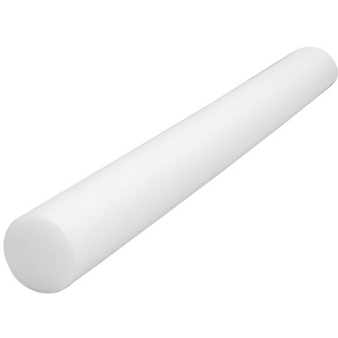 CanDo® Foam Roller - Slim - White PE foam - 3 x 36 inch - Round – DSM Supply