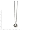 Chisel Stainless Steel Polished and Antiqued Magnetic Prayer Box on an 18" Cable Chain Necklace - 4 of 4