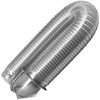 Builder's Best SAF-T Metal Single Elbow Dryer Vent Duct Kit, Transition Duct with 4-Inch Diameter and 8-Feet Length, Designed for 90-Degree Turns - 2 of 4