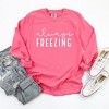 Simply Sage Market Women's Always Freezing Long Sleeve Garment Dyed Tee - 3 of 4