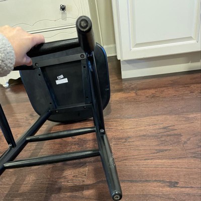 Haddonfield All Wood Backless Counter Height Barstool Black - Thresholdâ¢ Designed With Studio 
