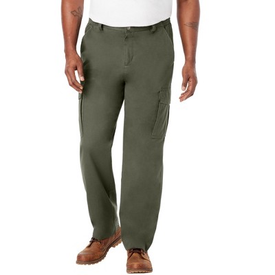 Boulder Creek by KingSize Men's Big & Tall Renegade Side-Elastic Waist Cargo Pants