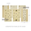 Buzzy Bees Honeypot Tea Towel Set of 3 16x28 - 4 of 4