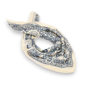 Anna-Kaci Satin Scarf Premium Cashew Print Square Print Neck Head Bag Accessory - 27.5IN×27.5IN - 1 of 4