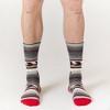 Stance Men's Chevron Striped Crew Socks - Red 6-12 - 4 of 4