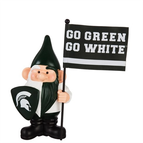 Evergreen Michigan State University, Flag Holder Gnome - image 1 of 2