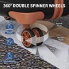 SUGIFT 3pc Hardside Checked Spinner Luggage Set with TSA Lock and 360° Spinners - 4 of 4