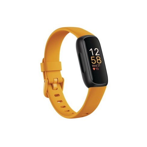 Fitbit Inspire 3 Activity Tracker - Black With Morning Glow Band