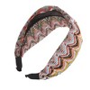 Unique Bargains Women's Fashion Colorful Wave Wide 1 Pc - 4 of 4