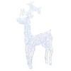 Aghana Digitals Weather-Resistant Acrylic Reindeer Decor with 90 Cold White LEDs, 23.6"x6.3"x39.4", - 2 of 4