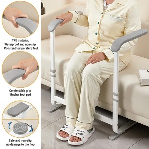 6-Speed Height Adjustable Chair Couch Stand Aid, Mobility Standing Aid Rail , Disabled People, Sofa Stand Assist from Sofa,Co-uch,Bed - 1 of 4