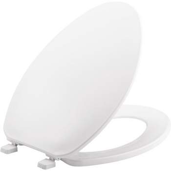 Bemis Elongated White Plastic Toilet Seat (Mfr. # 170-000)