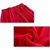 Women's Retro Chiffon Maxi Skirt - Beach Ankle Length Flowy Long Skirt Red - 4 of 4