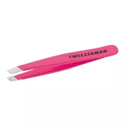 Tweezerman Mini Slant Tweezer - Neon Pink