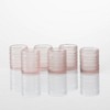 10oz 6pk Glass Jupiter Double Old Fashion Glasses Pink - Fortessa Tableware Solutions - 2 of 3