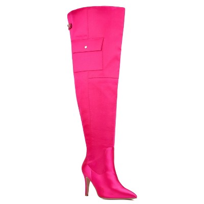 Fashion To Figure Women's Scarlet Thigh High Boot - Wide Width