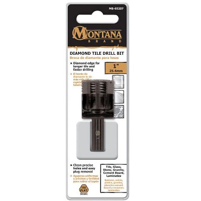 Montana Brand 1 in. Alloy Steel Drill Bit 3-Flat Shank 1 pc