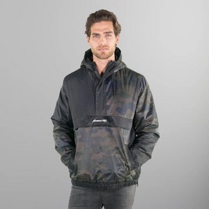 Members Only Mens Camo Pullover Half Zip Jacket - 1 of 3