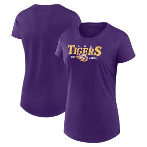 NCAA LSU Tigers Women's Relaxed T-Shirt - 1 of 3