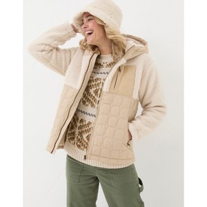 FatFace Women's Honey Fleece Quilted Jacket - 1 of 4