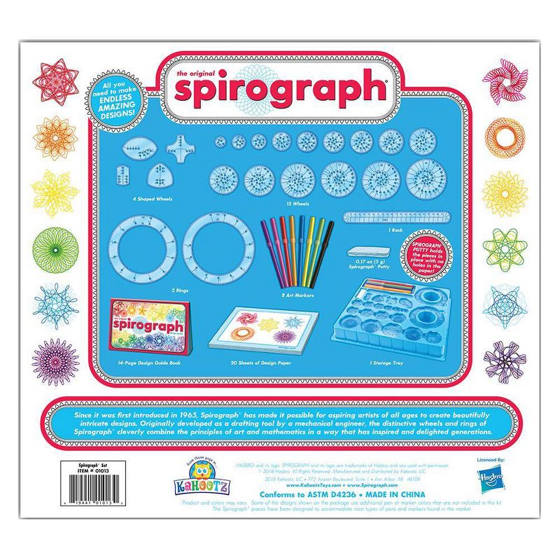 The Original Spirograph Drawing Set with Markers - Spirograph, 4 of 7