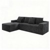 104" Cloud Corduroy L-Shaped Sectional Sofa with Chaise - 4 of 4