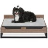 TailZzz Milo Wooden Pet Bed with Mattress  Small / Medium Dog Bed - 2 of 4