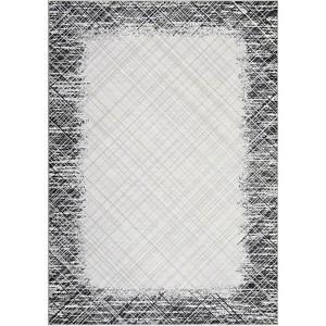 Coucheta Washable Abstract Area Rug, Stain-Resistant  Non-Slip Low-Pile Ultra Soft Foldable Mat for Living room, Bedroom - 1 of 4