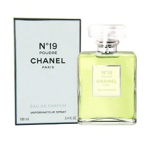 Chanel No.19 Poudre Eau De Parfum Spray 3.4oz/100ml Suitable For Special Occassions Such As Dating, Valentine's Day, Party Events And Holidays - 1 of 4