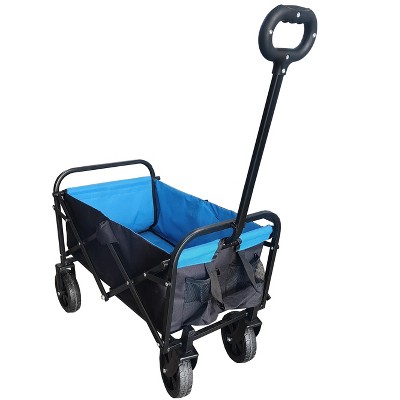 Aghana Digitals Mini Folding Wagon: Lightweight 70kg Capacity Oxford Cloth Cart for Garden,