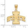 Black Bow Jewelry 14k Yellow Gold Iowa State Cyclones NCAA Medium Pendant - 2 of 3