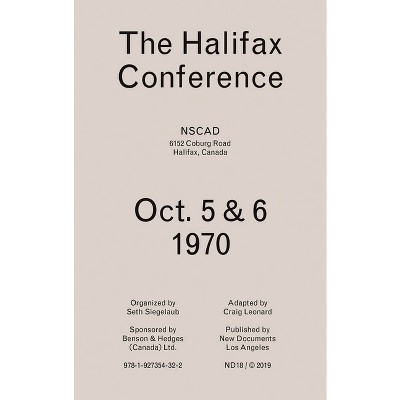 The Halifax Conference - (Paperback)