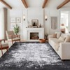 Washable Modern Abstract Living Room Rugs, Indoor Soft Non Slip Large Bedroom Carpet, Contemporay Non Slip Floor Cover for Dining Room - 2 of 4