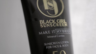 Black Girl Sunscreen Make It Hybrid With Zinc And Lavender Sunscreen - Spf  50 - 3 Fl Oz : Target