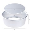 REGALWOVEN Aluminum Alloy Warp-Resistant Cake Pan 2 Pcs - 2 of 4