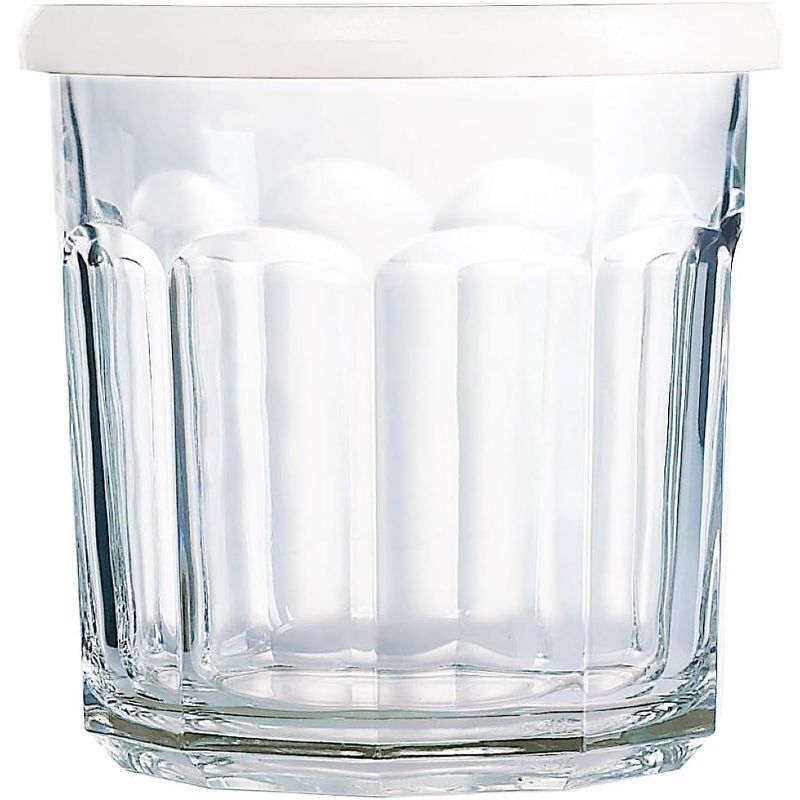 Luminarc Arc International Working Storage Jar/Dof Glass with White Lid 14-Ounce Set of 4 (H6812), 2 of 7