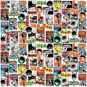 Batman 85Th Mashups Batman And Robin Manga Classic 100Ct Sticker Pack Miscellaneous 100 Ct. Sticker Pack - 1 of 4