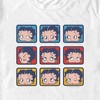 Men's Betty Boop Face Squares T-Shirt - 2 of 4