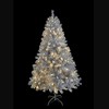 Resenkos 6ft Pre-Lit Artificial Christmas Tree with 300 LED Lights and 11 Selectable Lighting Modes, - 3 of 4