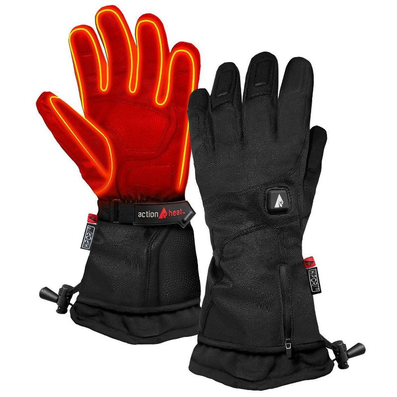 ActionHeat 5V Battery Heated  Women&#39;s Premium Gloves - Black L, 5 of 11
